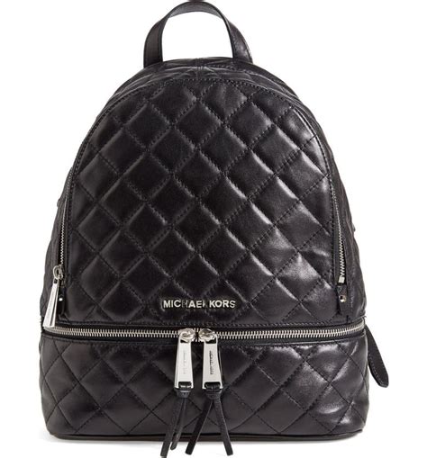 nordstrom canada michael kors reah backpck black|Rhea Medium Logo Backpack .